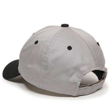 Outdoor Cap GL-271 Cotton Twill Structured Solid Back Hat Unisex Accessories Hats & Caps
