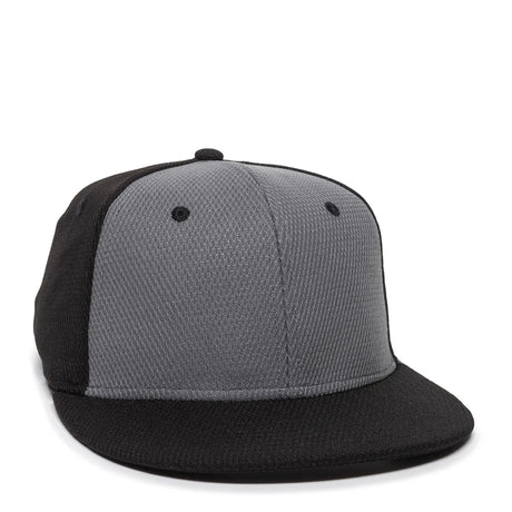 Outdoor Cap CAGE25 Flat Bill Cage Mesh Structured Solid Back Hat Unisex Accessories Hats & Caps