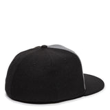 Outdoor Cap CAGE25 Flat Bill Cage Mesh Structured Solid Back Hat Unisex Accessories Hats & Caps