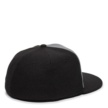Outdoor Cap CAGE25 Flat Bill Cage Mesh Structured Solid Back Hat Unisex Accessories Hats & Caps