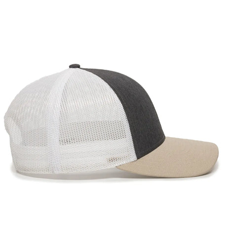 Outdoor Cap OC770 Cotton Structured Trucker Hat Unisex Accessories Hats & Caps