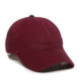 Outdoor Cap GWT-111 Garment Washed Dad-Cap Unstructured Solid Back Hat