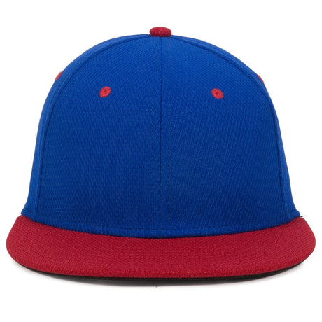 Outdoor Cap CAGE25 Flat Bill Cage Mesh Structured Solid Back Hat Unisex Accessories Hats & Caps