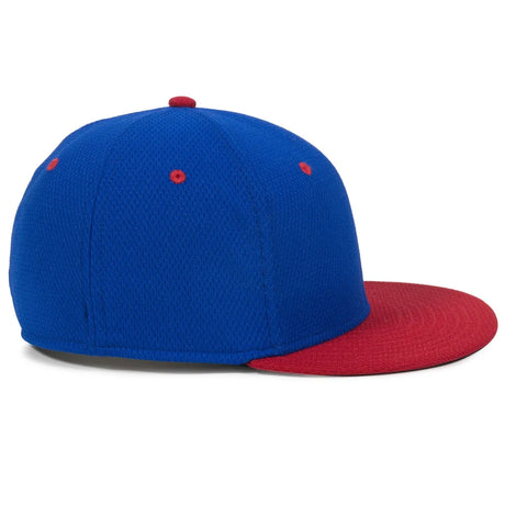 Outdoor Cap CAGE25 Flat Bill Cage Mesh Structured Solid Back Hat Unisex Accessories Hats & Caps