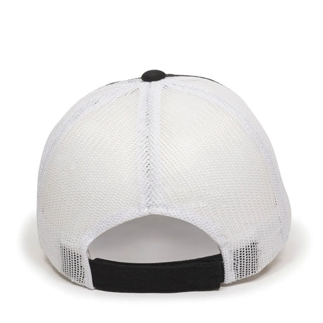 Outdoor Cap FWT-130 Garment Washed Unstructured Trucker Hat Unisex Accessories Hats & Caps