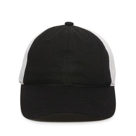 Outdoor Cap FWT-130 Garment Washed Unstructured Trucker Hat Unisex Accessories Hats & Caps