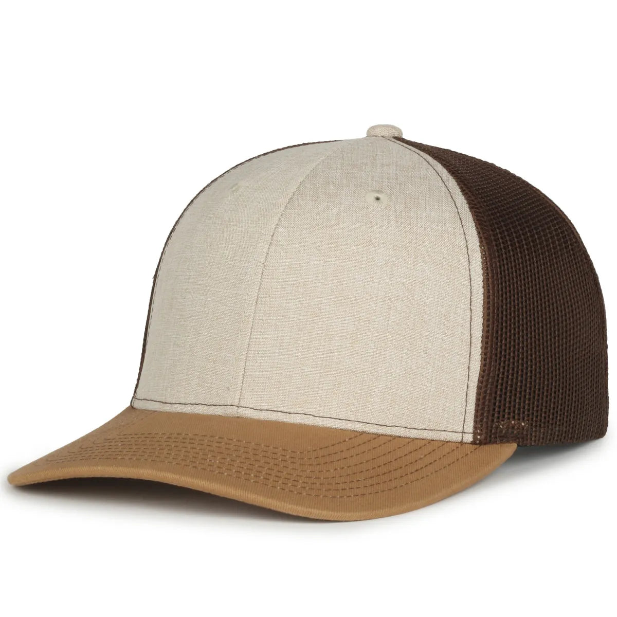 Outdoor Cap OC770 Cotton Structured Trucker Hat Unisex Accessories Hats & Caps