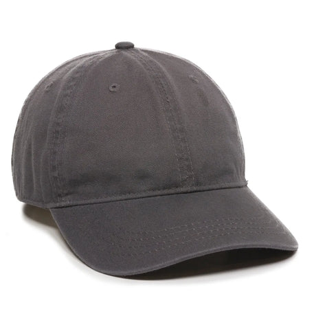 Outdoor Cap GWT-111 Garment Washed Dad-Cap Unstructured Solid Back Hat Unisex Accessories Hats & Caps