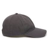 Outdoor Cap GWT-111 Garment Washed Dad-Cap Unstructured Solid Back Hat Unisex Accessories Hats & Caps