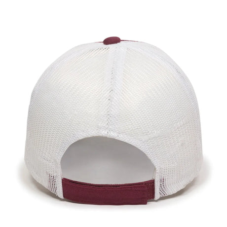 Outdoor Cap FWT-130 Garment Washed Unstructured Trucker Hat Unisex Accessories Hats & Caps