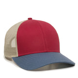 Outdoor Cap OC770 Cotton Structured Trucker Hat Unisex Accessories Hats & Caps