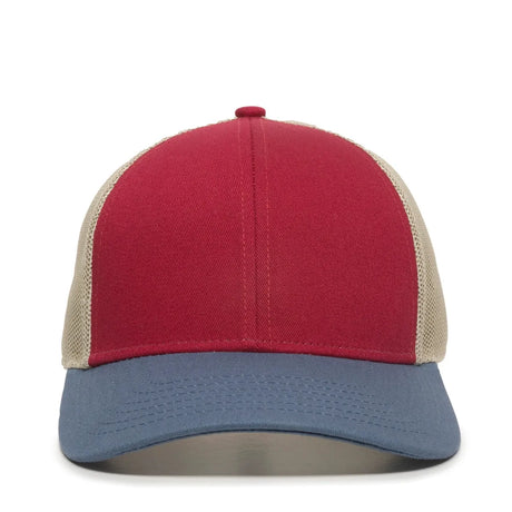 Outdoor Cap OC770 Cotton Structured Trucker Hat Unisex Accessories Hats & Caps