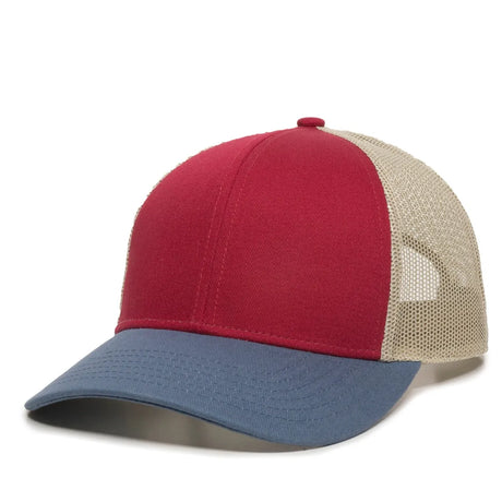 Outdoor Cap OC770 Cotton Structured Trucker Hat Unisex Accessories Hats & Caps