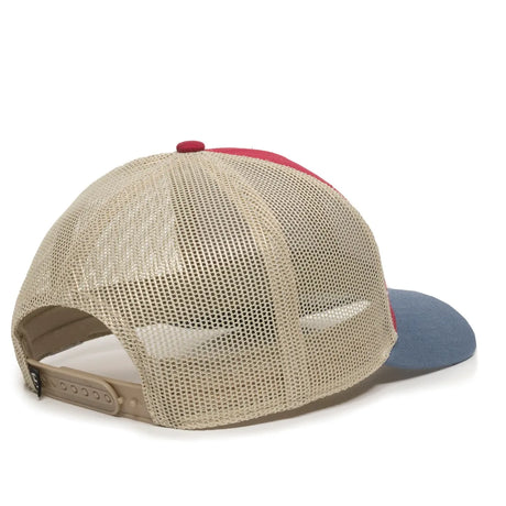 Outdoor Cap OC770 Cotton Structured Trucker Hat Unisex Accessories Hats & Caps