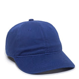 Outdoor Cap GWT-111 Garment Washed Dad-Cap Unstructured Solid Back Hat Unisex Accessories Hats & Caps