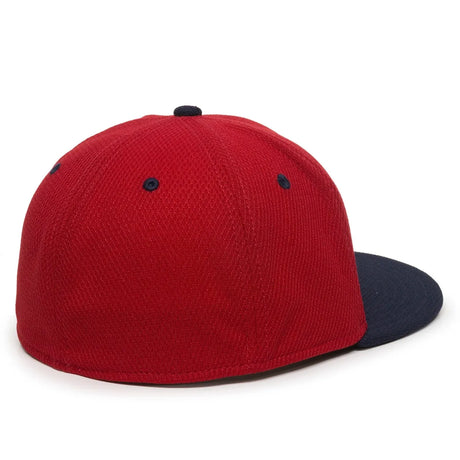 Outdoor Cap CAGE25 Flat Bill Cage Mesh Structured Solid Back Hat Unisex Accessories Hats & Caps