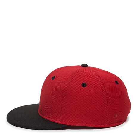 Outdoor Cap CAGE25 Flat Bill Cage Mesh Structured Solid Back Hat Unisex Accessories Hats & Caps