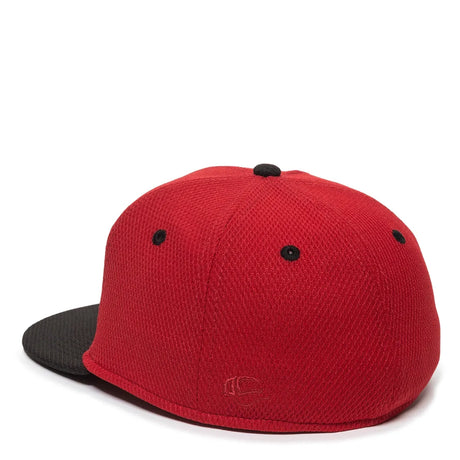 Outdoor Cap CAGE25 Flat Bill Cage Mesh Structured Solid Back Hat Unisex Accessories Hats & Caps