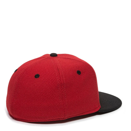 Outdoor Cap CAGE25 Flat Bill Cage Mesh Structured Solid Back Hat Unisex Accessories Hats & Caps