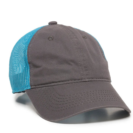 Outdoor Cap FWT-130 Garment Washed Unstructured Trucker Hat Unisex Accessories Hats & Caps