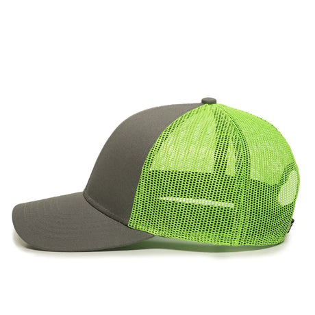 Outdoor Cap OC770 Cotton Structured Trucker Hat Unisex Accessories Hats & Caps