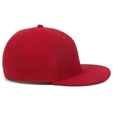 Outdoor Cap CAGE25 Flat Bill Cage Mesh Structured Solid Back Hat Unisex Accessories Hats & Caps