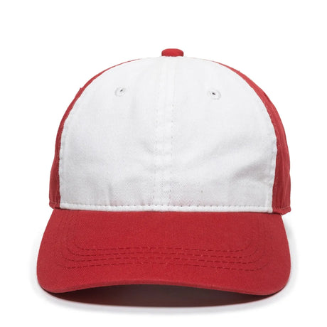 Outdoor Cap GWT-111 Garment Washed Dad-Cap Unstructured Solid Back Hat Unisex Accessories Hats & Caps