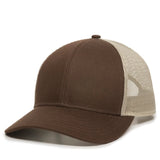 Outdoor Cap OC770 Cotton Structured Trucker Hat Unisex Accessories Hats & Caps