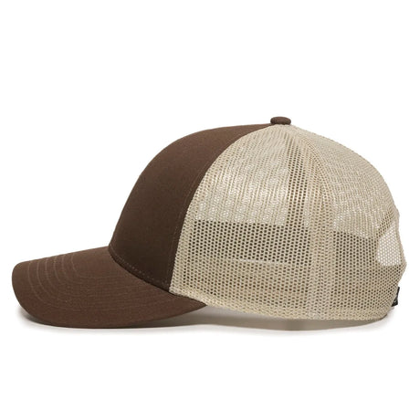 Outdoor Cap OC770 Cotton Structured Trucker Hat Unisex Accessories Hats & Caps