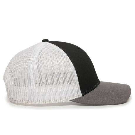 Outdoor Cap OC770 Cotton Structured Trucker Hat Unisex Accessories Hats & Caps