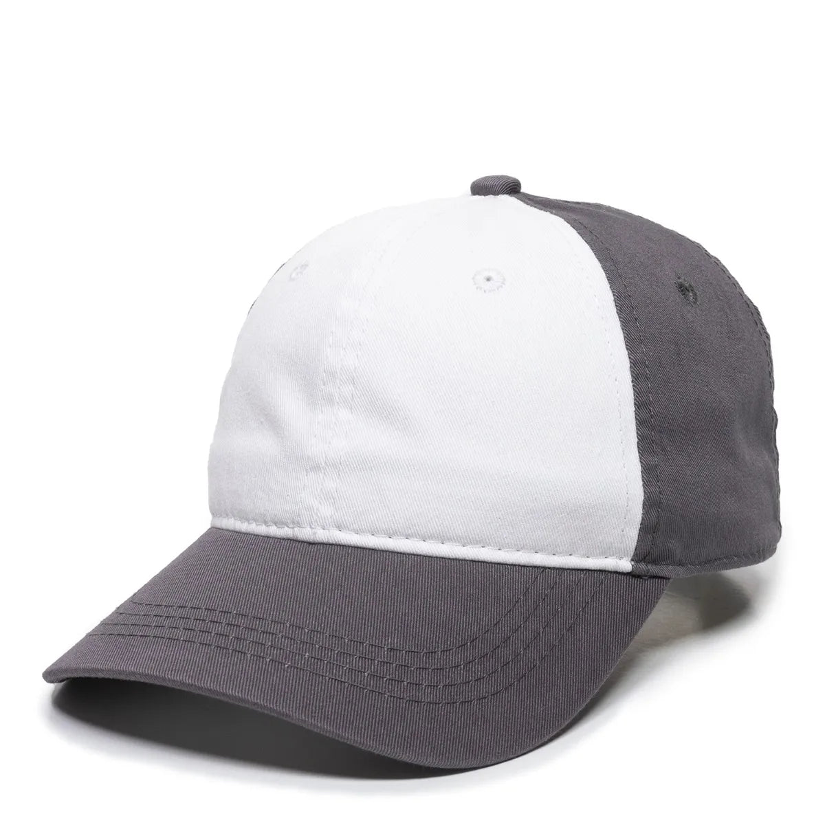 Outdoor Cap GWT-111 Garment Washed Dad-Cap Unstructured Solid Back Hat-4