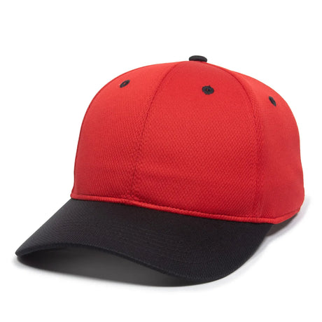 Outdoor Cap PTM50 ProTech Mesh Structured Solid Panel Hat Unisex Accessories Hats & Caps
