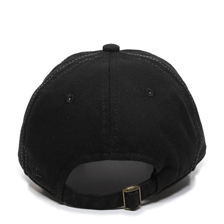 Outdoor Cap GWT-111 Garment Washed Dad-Cap Unstructured Solid Back Hat Unisex Accessories Hats & Caps