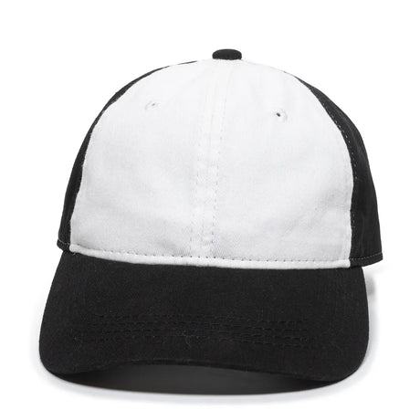 Outdoor Cap GWT-111 Garment Washed Dad-Cap Unstructured Solid Back Hat Unisex Accessories Hats & Caps
