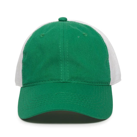 Outdoor Cap FWT-130 Garment Washed Unstructured Trucker Hat Unisex Accessories Hats & Caps