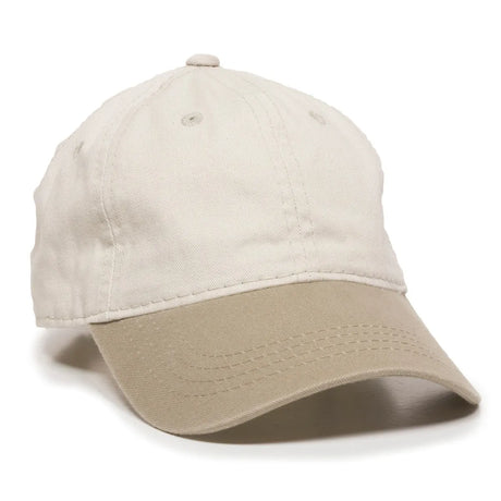 Outdoor Cap GWT-111 Garment Washed Dad-Cap Unstructured Solid Back Hat Unisex Accessories Hats & Caps