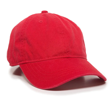Outdoor Cap GWT-111 Garment Washed Dad-Cap Unstructured Solid Back Hat Unisex Accessories Hats & Caps