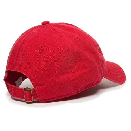 Outdoor Cap GWT-111 Garment Washed Dad-Cap Unstructured Solid Back Hat Unisex Accessories Hats & Caps