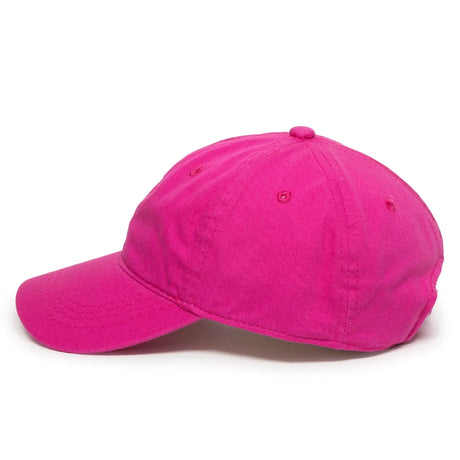 Outdoor Cap GWT-111 Garment Washed Dad-Cap Unstructured Solid Back Hat Unisex Accessories Hats & Caps