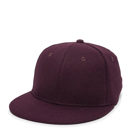 Outdoor Cap CAGE25 Flat Bill Cage Mesh Structured Solid Back Hat Unisex Accessories Hats & Caps