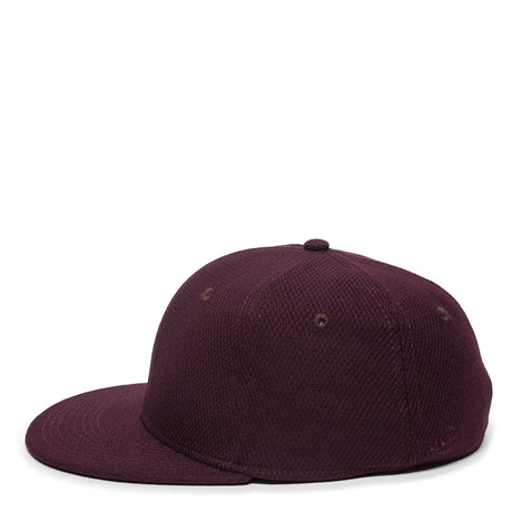 Outdoor Cap CAGE25 Flat Bill Cage Mesh Structured Solid Back Hat Unisex Accessories Hats & Caps
