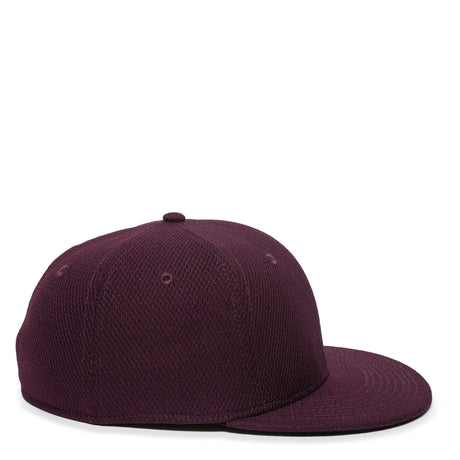 Outdoor Cap CAGE25 Flat Bill Cage Mesh Structured Solid Back Hat Unisex Accessories Hats & Caps