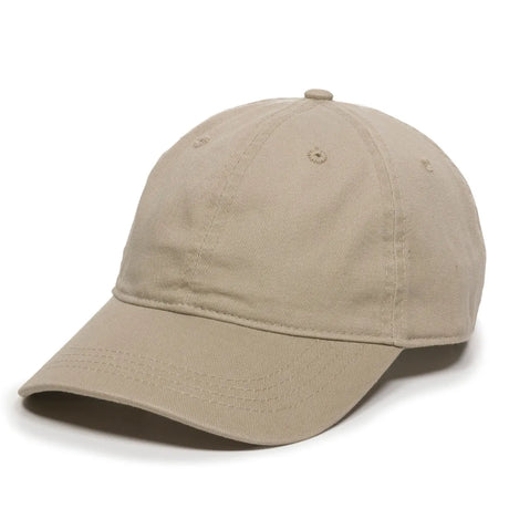 Outdoor Cap GWT-111 Garment Washed Dad-Cap Unstructured Solid Back Hat Unisex Accessories Hats & Caps