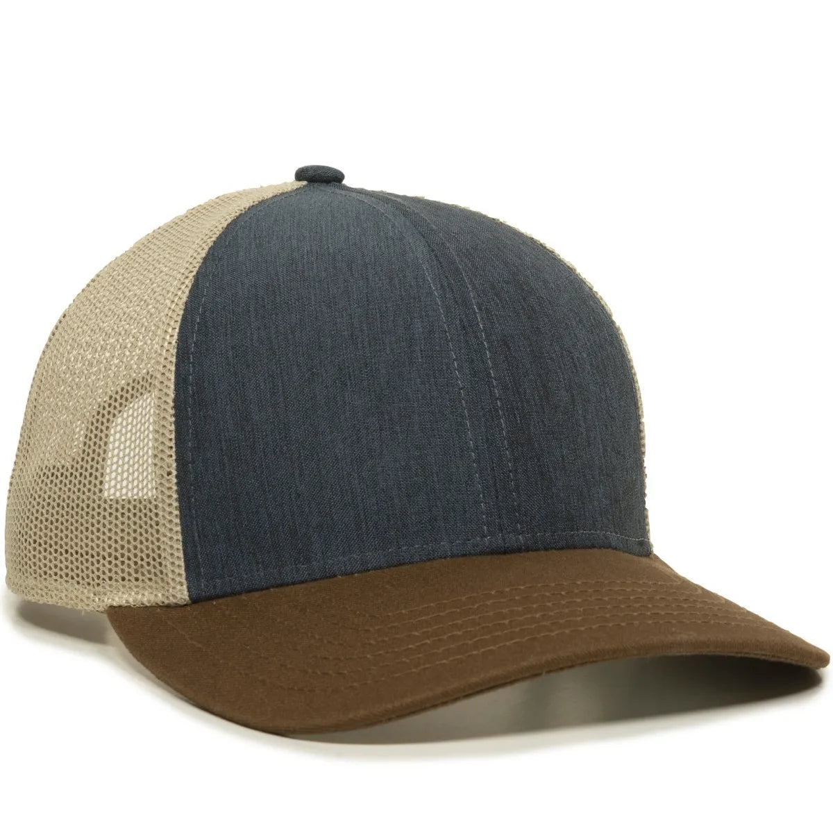 Outdoor Cap OC770 Cotton Structured Trucker Hat Unisex Accessories Hats & Caps