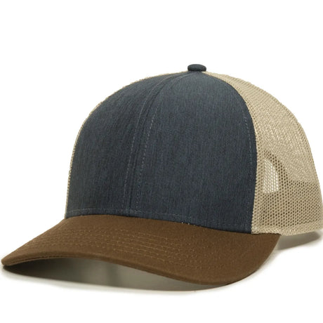 Outdoor Cap OC770 Cotton Structured Trucker Hat Unisex Accessories Hats & Caps