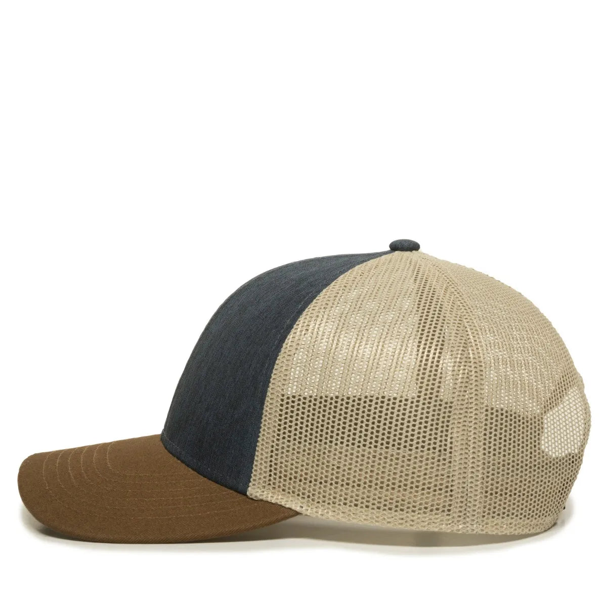 Outdoor Cap OC770 Cotton Structured Trucker Hat Unisex Accessories Hats & Caps
