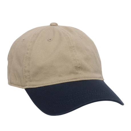Outdoor Cap GWT-111 Garment Washed Dad-Cap Unstructured Solid Back Hat Unisex Accessories Hats & Caps