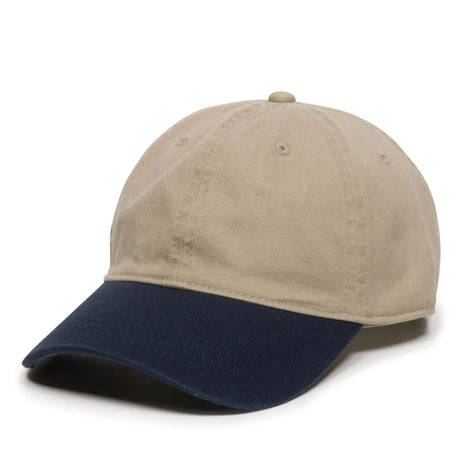 Outdoor Cap GWT-111 Garment Washed Dad-Cap Unstructured Solid Back Hat Unisex Accessories Hats & Caps