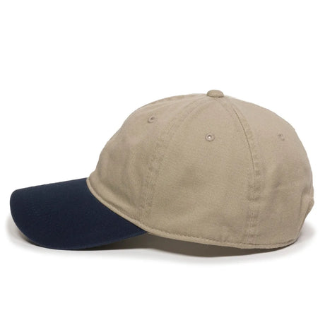 Outdoor Cap GWT-111 Garment Washed Dad-Cap Unstructured Solid Back Hat Unisex Accessories Hats & Caps