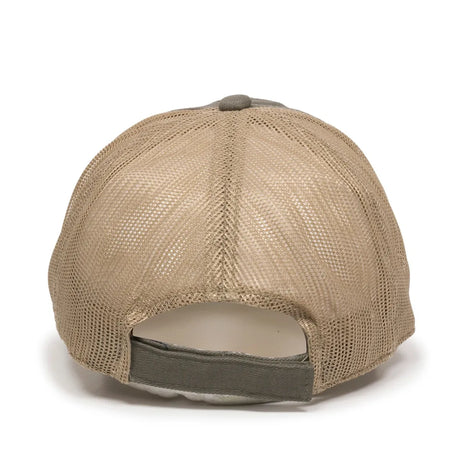 Outdoor Cap FWT-130 Garment Washed Unstructured Trucker Hat-2